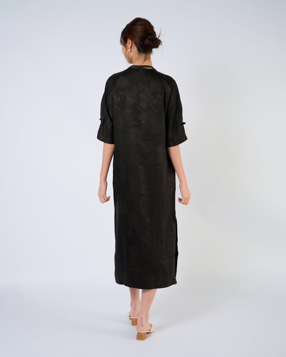 Mud Silk Cheongsam Dress